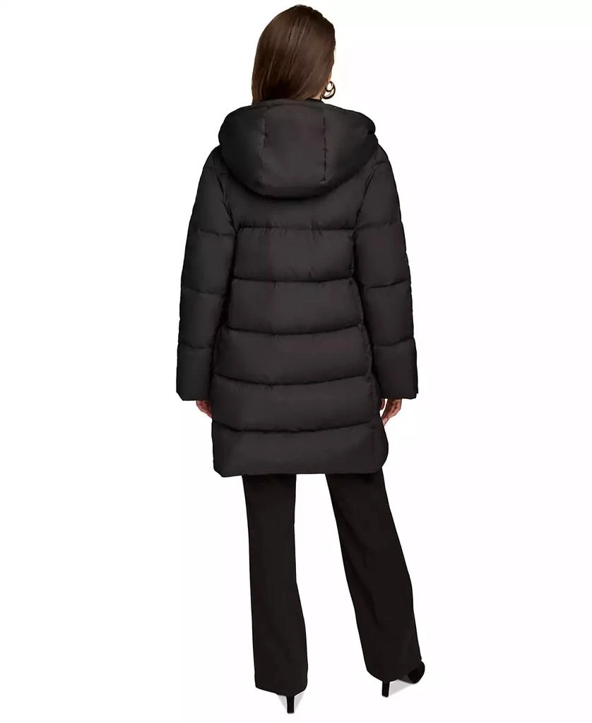 Donna Karan New York Women's Hooded Down Puffer Coat 2