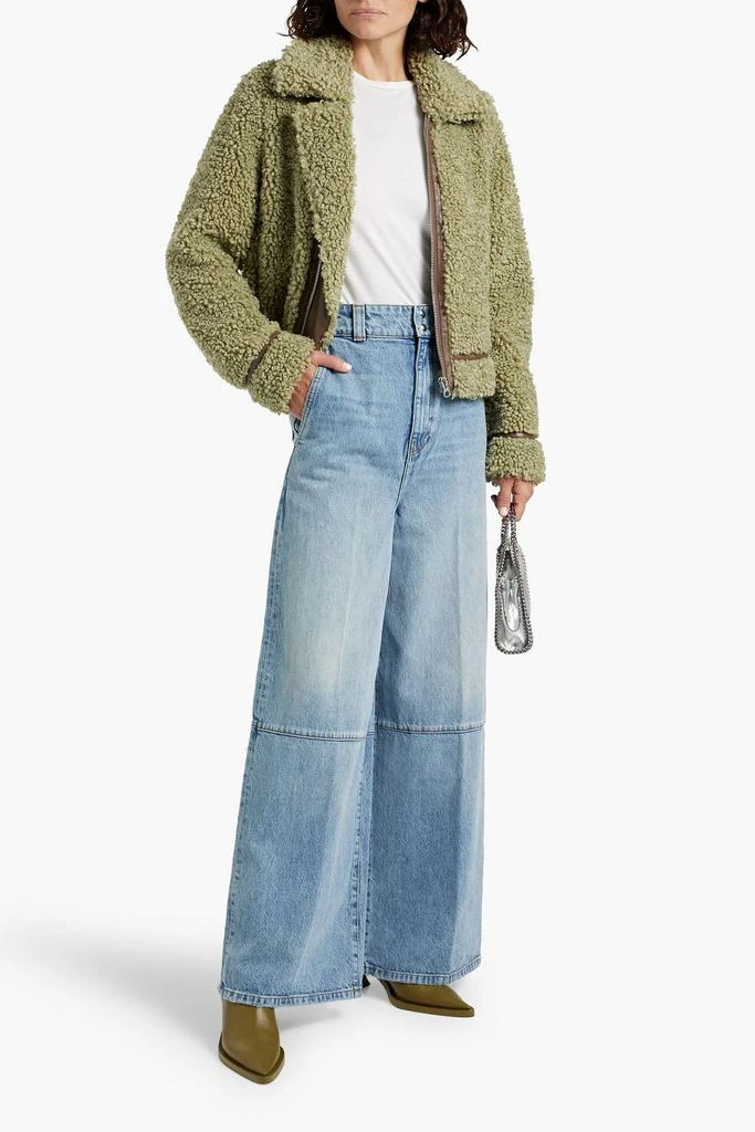 STAND STUDIO Audrey faux shearling jacket 2