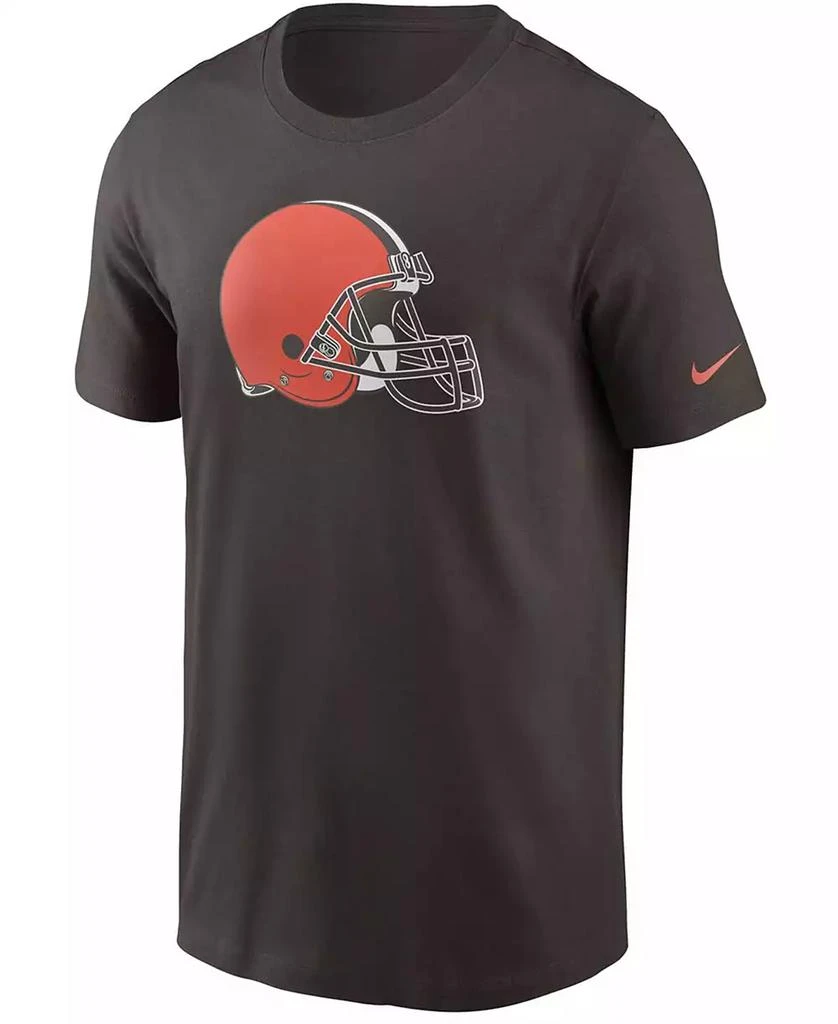 NIKE Men's Brown Cleveland Browns Primary Logo T-shirt 2