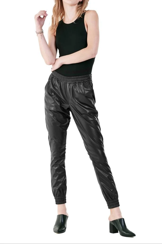 DEAR JOHN DENIM Dear John Denim - Jacey Faux Leather Jogger Pants 2