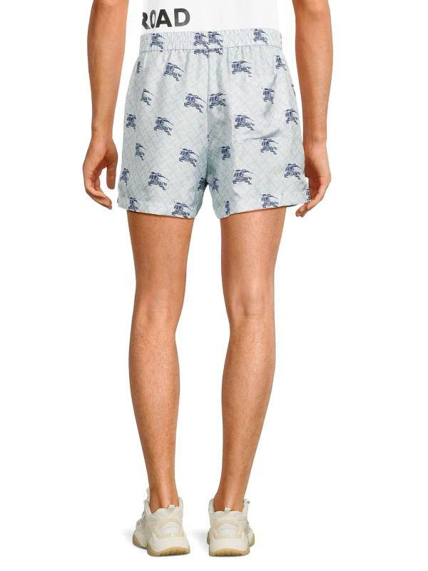 Burberry Monogram Print Silk Shorts 2
