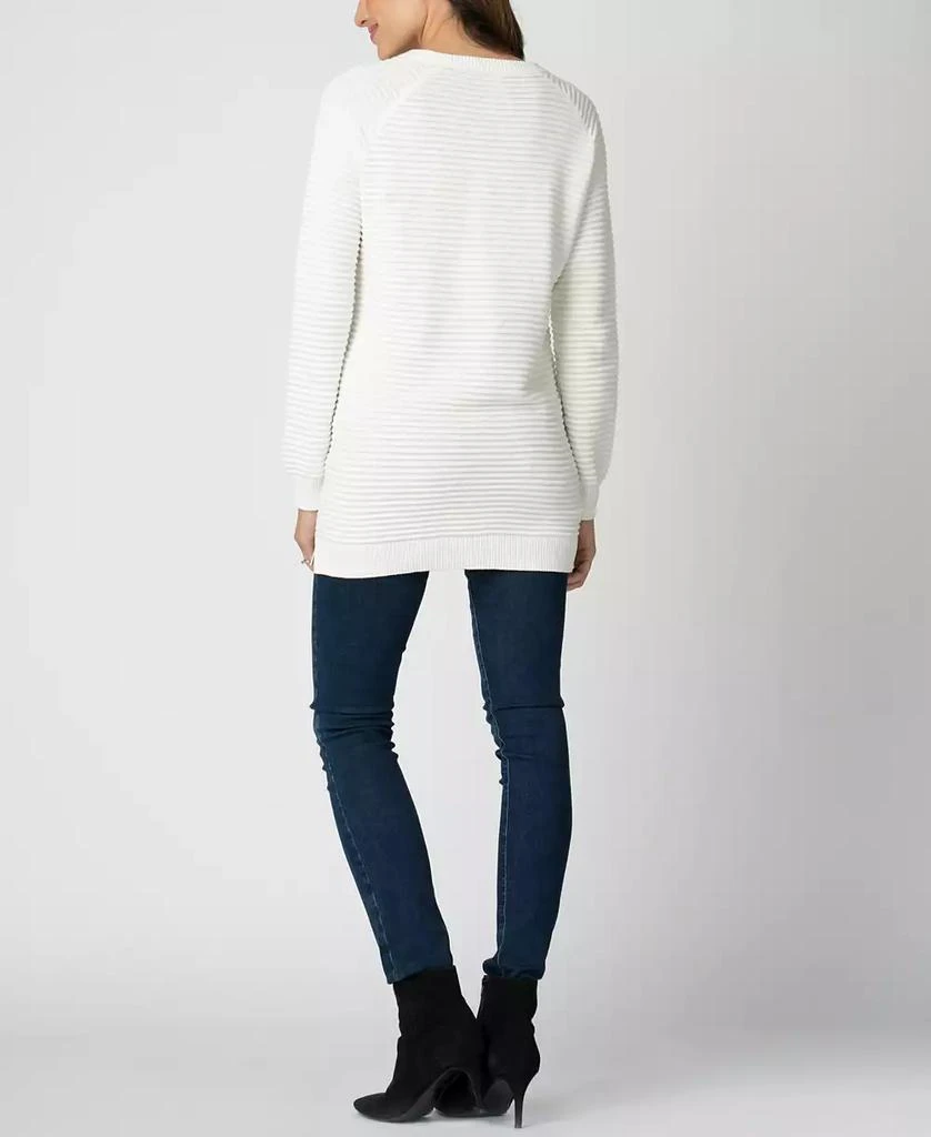 Seraphine Women's Cotton Maternity to Nursing Sweater 4