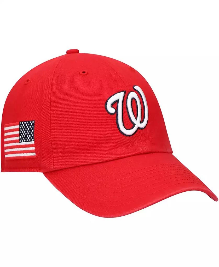 47 Brand Men's Red Washington Nationals Heritage Clean Up Adjustable Hat 3