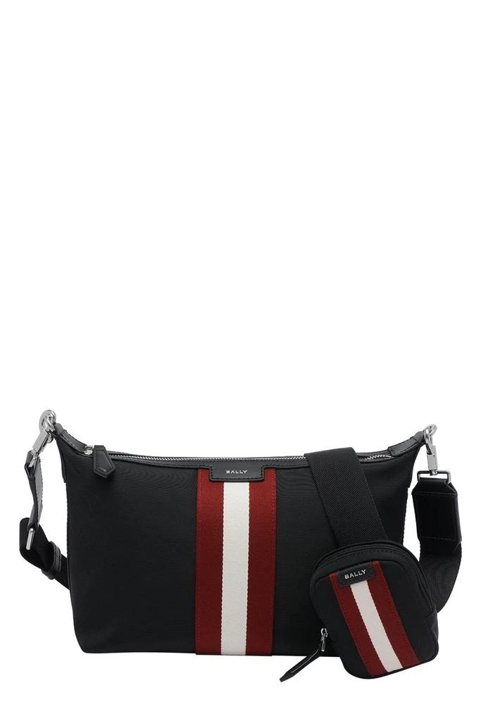Bally Bally Code Ribbon Zipped Shoulder Bag