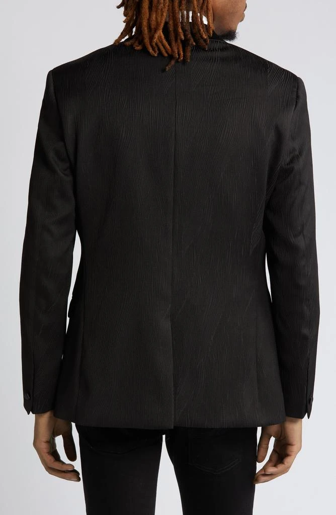 Topman Slim Fit Jacquard Suit Jacket 2