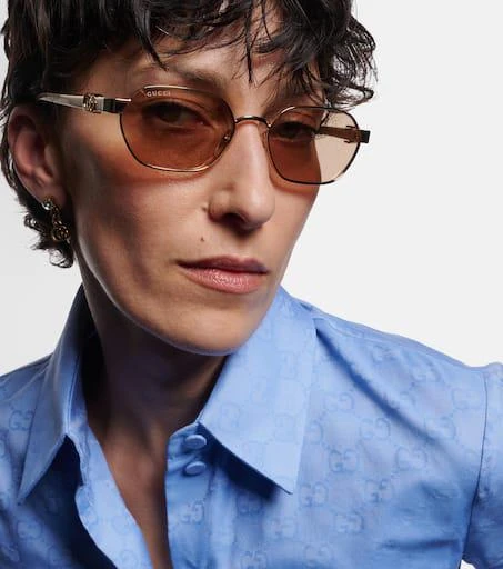 Gucci Running Mini rectangular sunglasses 3