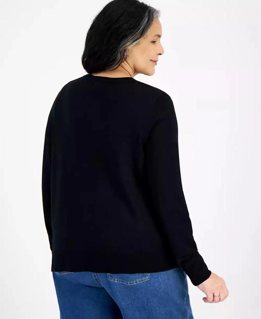 Style & Co Plus Size Button-Front Cardigan, Exclusively at Macy's 2