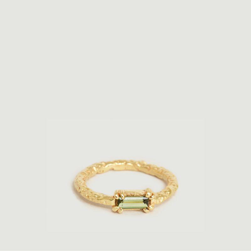 MONSIEUR Marius Tourmaline Ring Silver-gilt MONSIEUR
