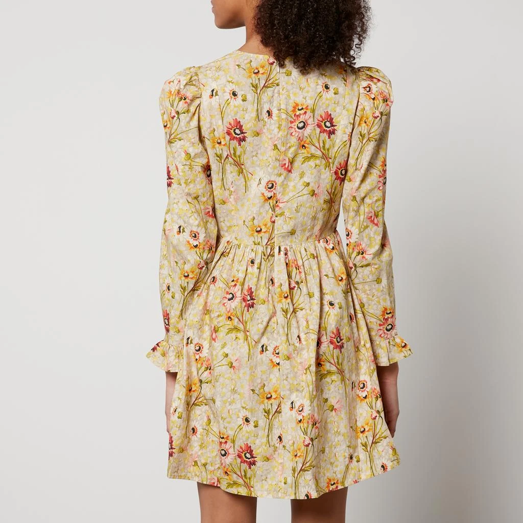 BATSHEVA Prairie Floral-Print Cotton Mini Dress 2