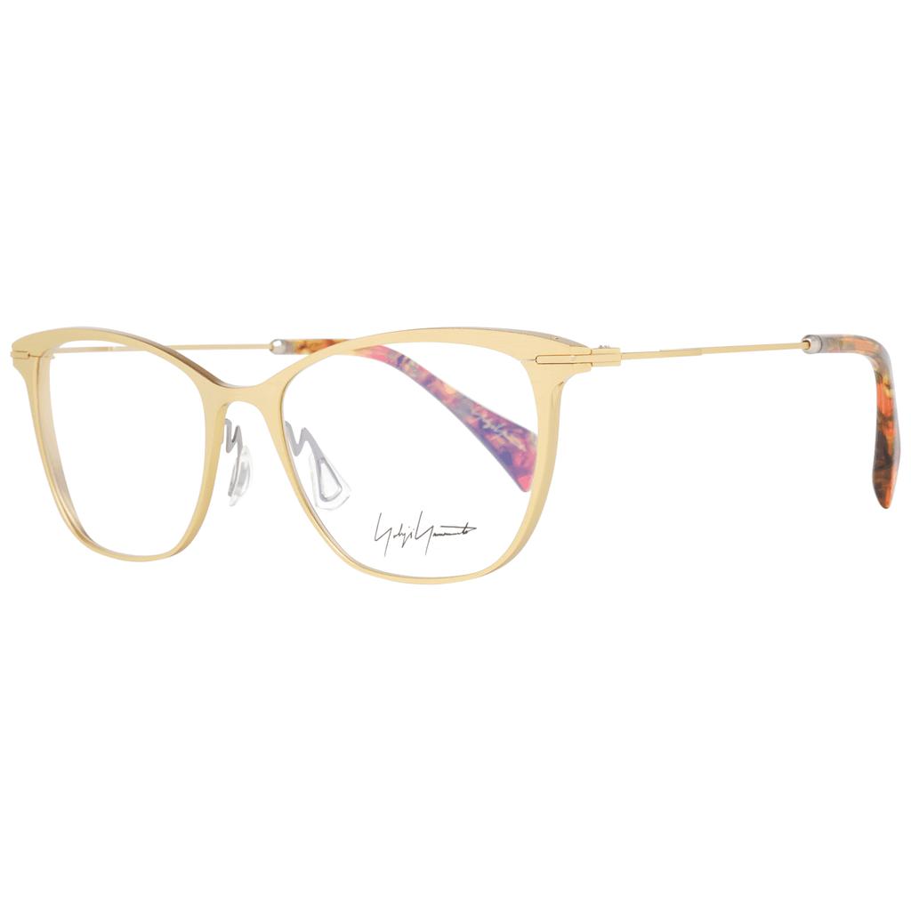 YOHJI YAMAMOTO Yohji Yamamoto Gold Optical Frames