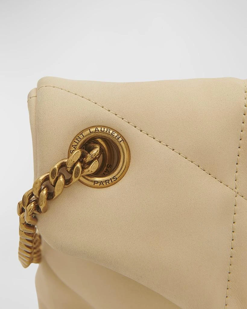 Yves Saint Laurent Lou Puffer Toy YSL Shoulder Bag in Quilted Nubuck 7