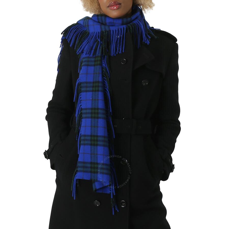 Burberry Vintage Check Cashmere Happy Scarf In Knight