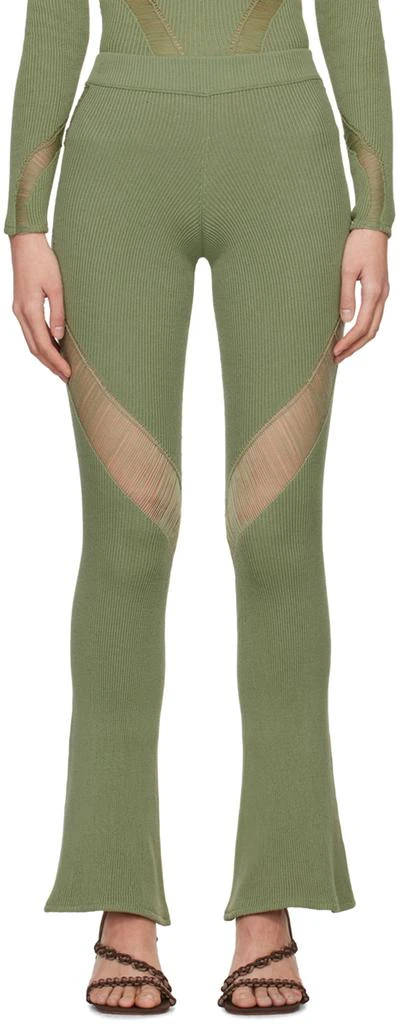 Isa Boulder SSENSE Exclusive Green Trousers 1