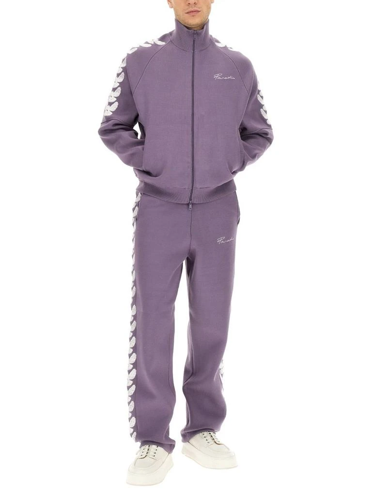 3.Paradis 3.PARADIS Logo Embellished Jogging Pants 2