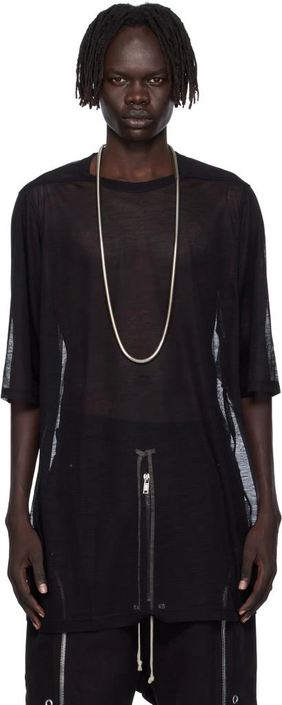 Rick Owens Black Concordians Jumbo SS T-shirt 1