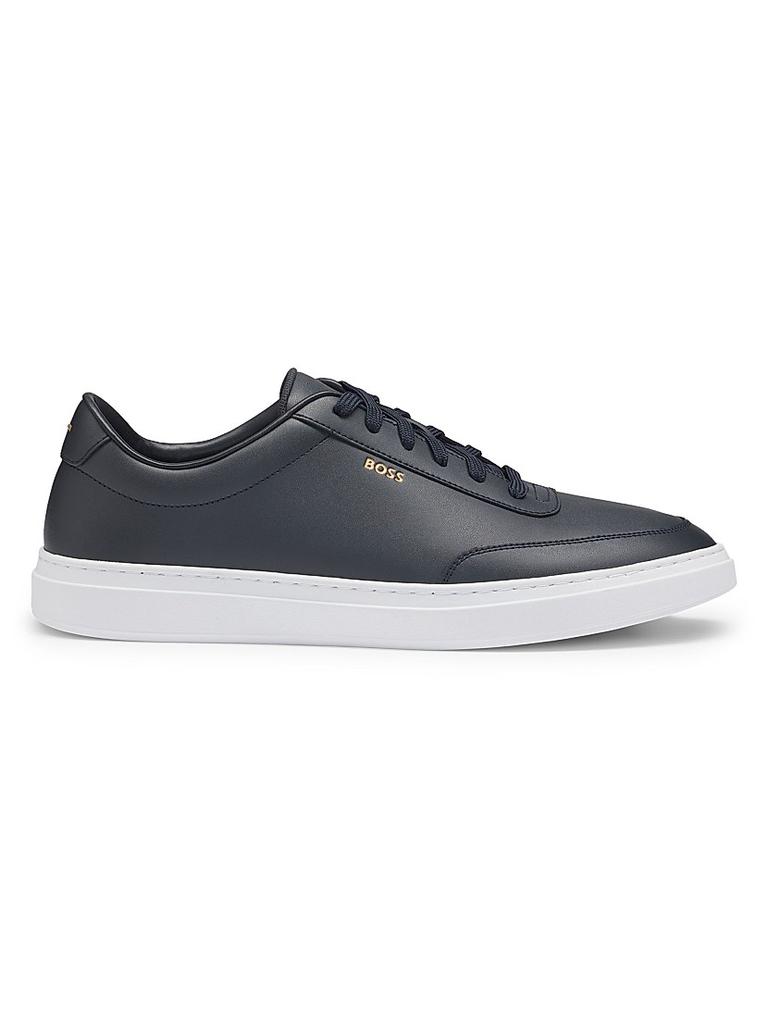 【送料&関税込】Hugo Boss kieran Sneaker Boss Kieran Tennis In Brown For Men | Hugo Boss Trainers