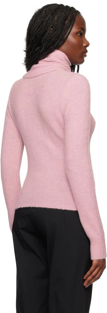 Gimaguas Pink Scarf Turtleneck 3