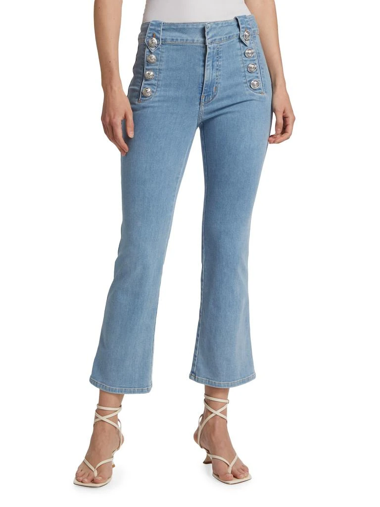 Derek Lam Robertson High-Rise Stretch Crop Flare Jeans 1