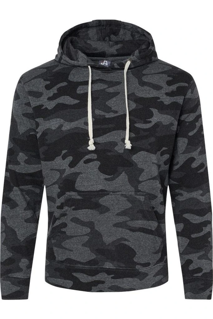 J America Triblend Fleece Hooded Sweatshirt 5