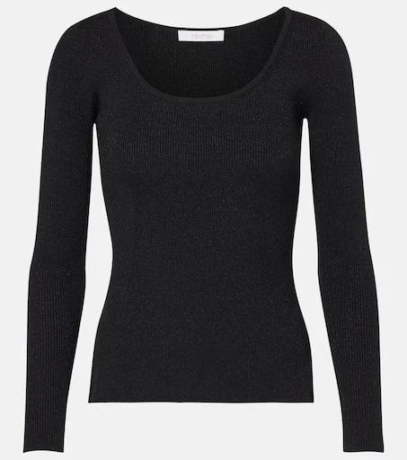 Max Mara Leisure Ondina lamé top 1