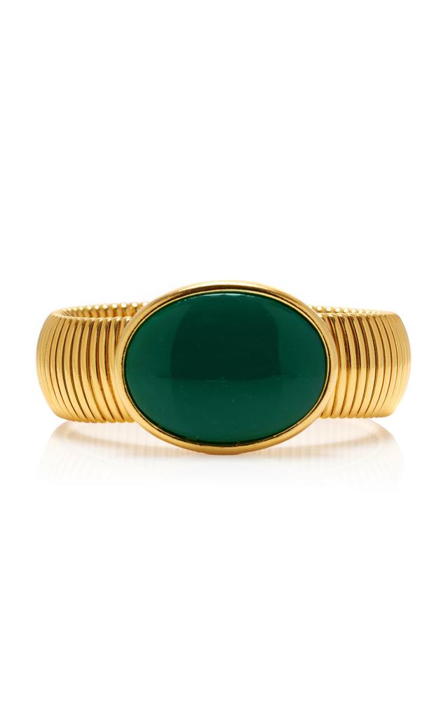 BEN-AMUN Ben-Amun - Exclusive Ben Onyx Arm Cuff - Gold - OS - Moda Operandi - Gifts For Her