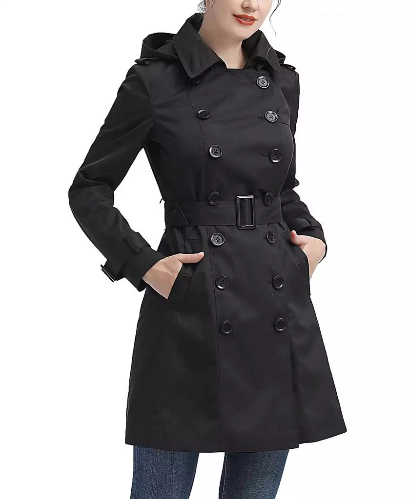 kimi + kai Women's Adley Water Resistant Hooded Trench Coat 3