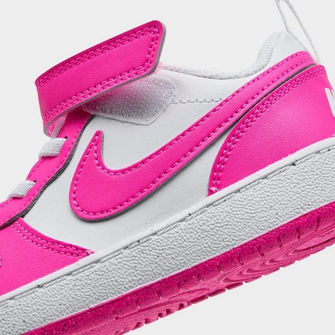NIKE Kids' Toddler Nike Court Borough Low Recraft Stretch Lace Casual Shoes 5