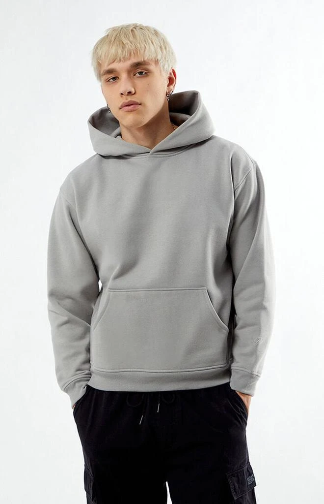 PacSun Gray Solid Color Hoodie 1