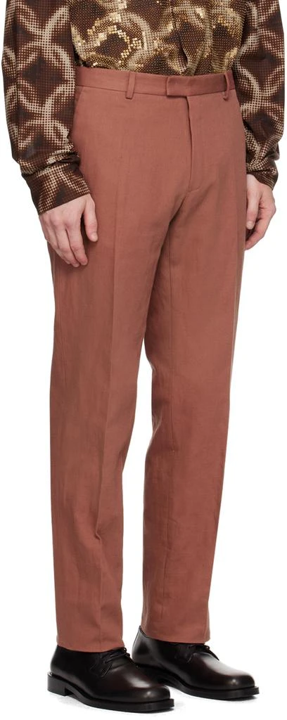 Dries Van Noten Red Cotton & Linen Suit 4