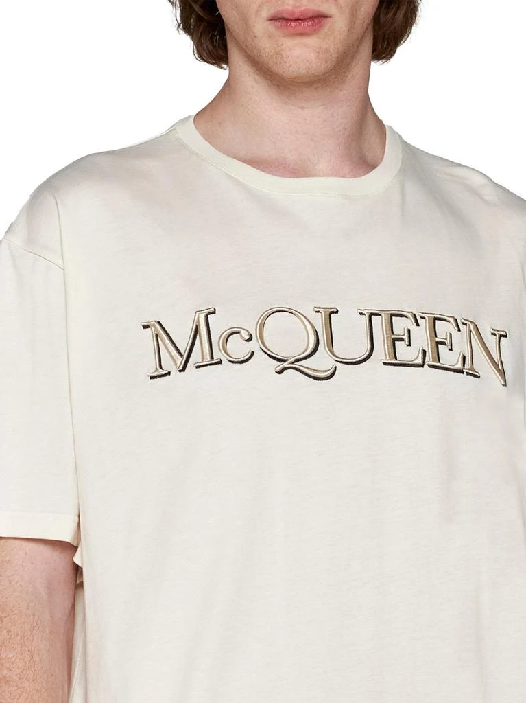 Alexander McQueen Alexander McQueen Logo Printed Crewneck T-Shirt 5