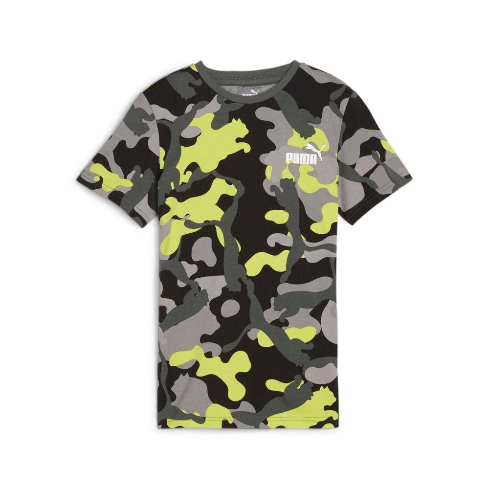 Puma Essentials Camouflage Crew Neck Short Sleeve T-Shirt (Youth) 1