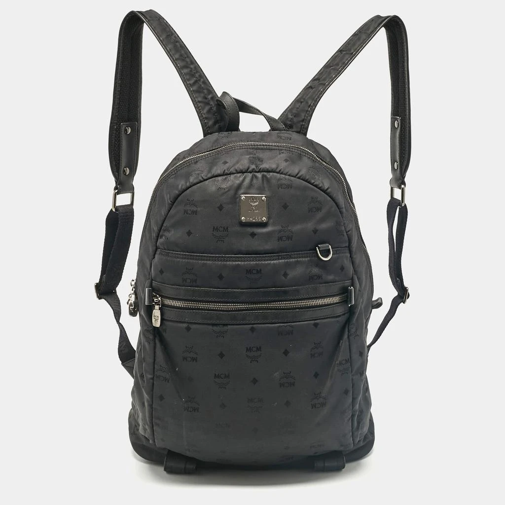 MCM MCM Black Visetos Nylon Stark Backpack 1