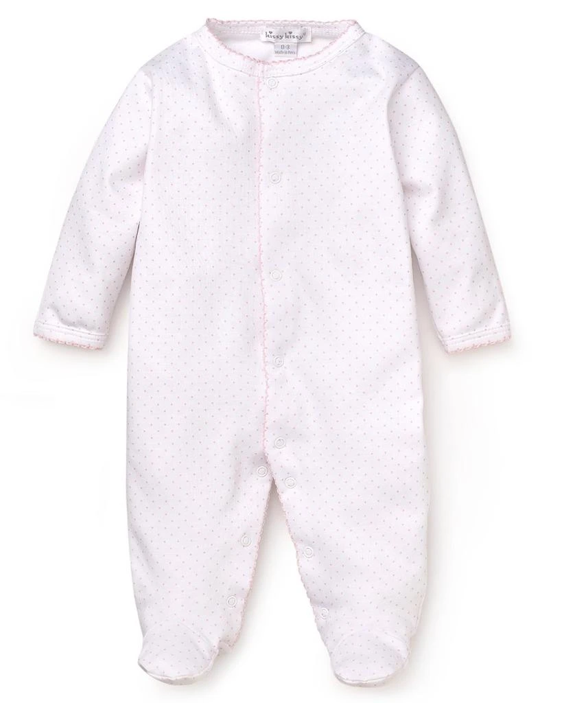 Kissy Kissy Girls' Printed Dot Footie - Baby 1