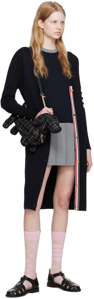 Thom Browne Black Mini Hector Bag 4