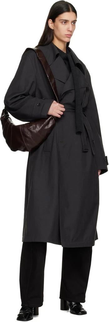 Lemaire Brown Medium Croissant Bag 4