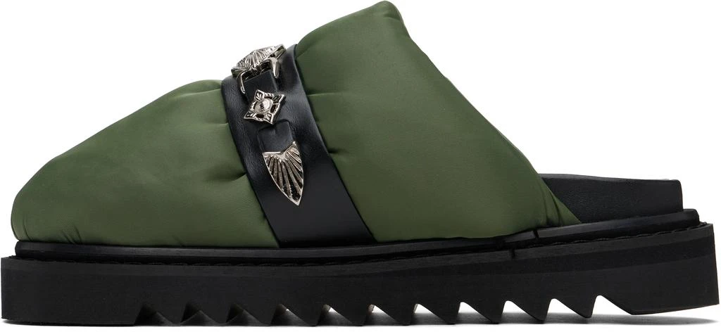 Toga Virilis Green Nylon Slippers 3