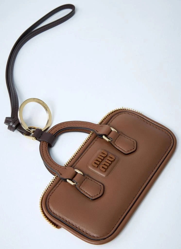 Miu Miu Arcadie Leather Keyring 2
