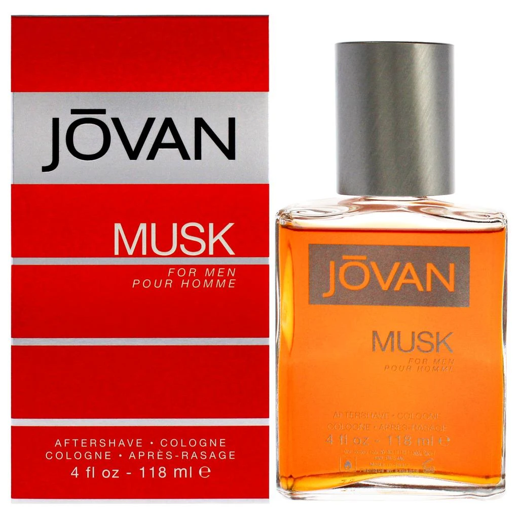 JOVAN Musk by  for Men - 4 oz After Shave Cologne 1