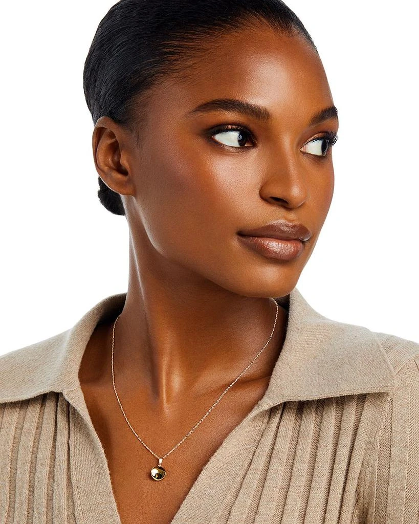 Bloomingdale's Disc Pendant Necklace in 14K Yellow Gold, 18" 3