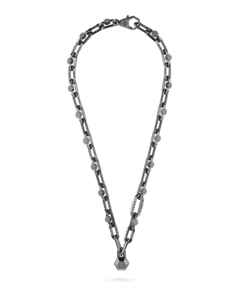 Philipp Plein Plein Edge Cable Chain Necklace