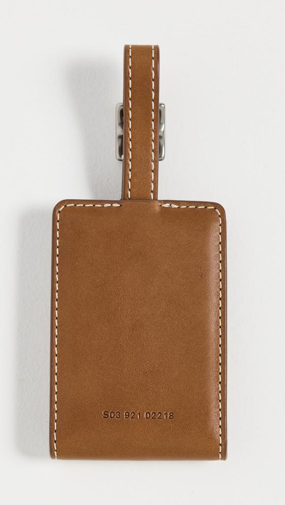 Shinola Leather Luggage ID Tag