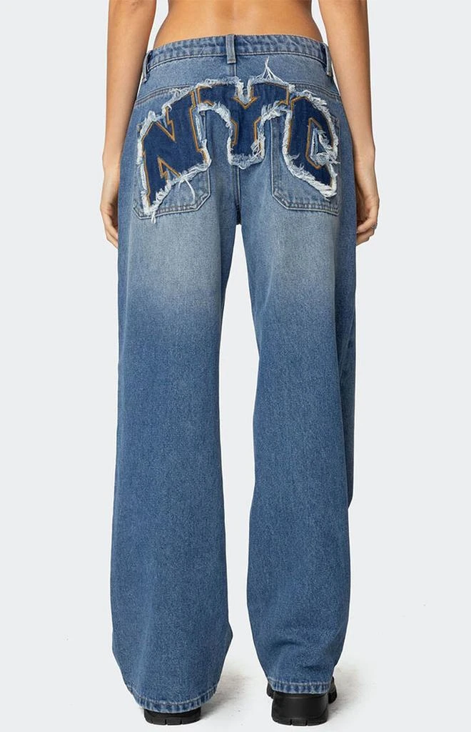 Edikted NYC Washed Low Rise Jeans 2