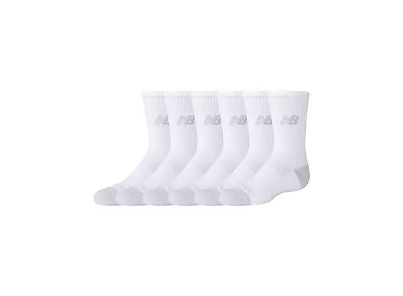 New Balance Youth Active Crew Socks 6 Pack
