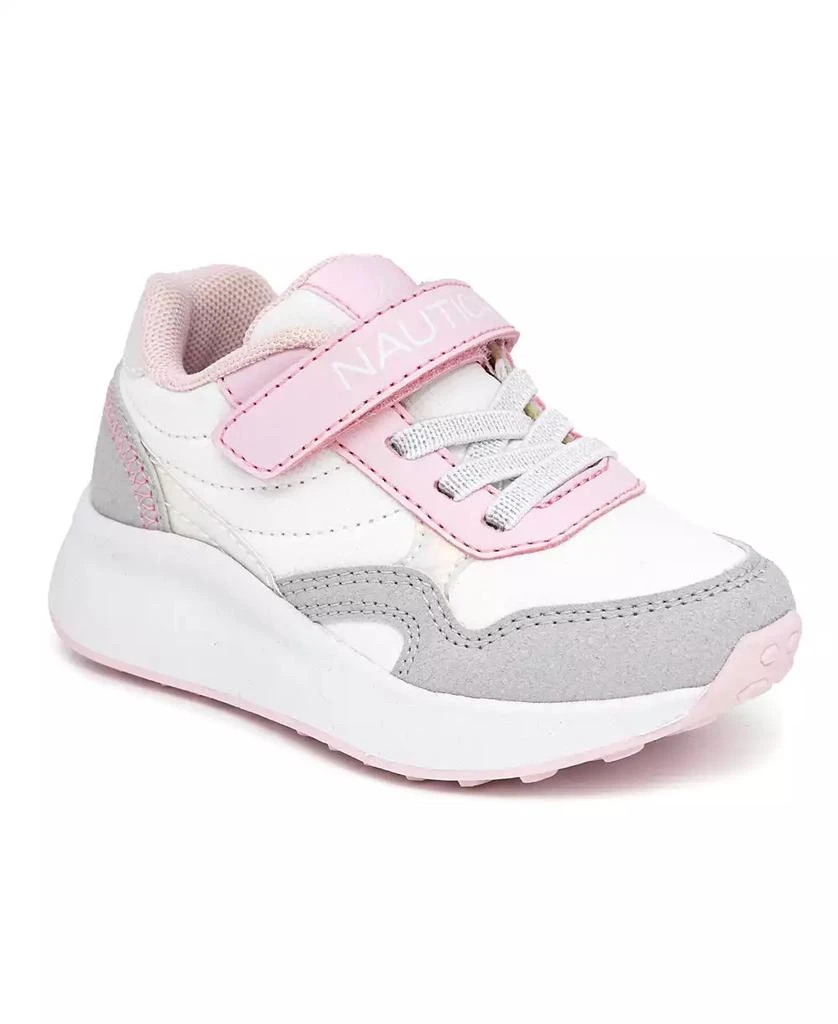 Nautica Toddler and Little Girls Kian Athletic Sneakers 1