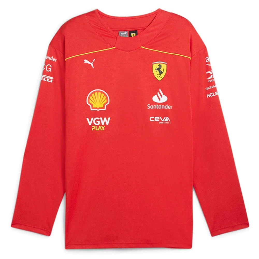 Puma Scuderia Ferrari Team Hockey Crew Neck Long Sleeve Jersey 2