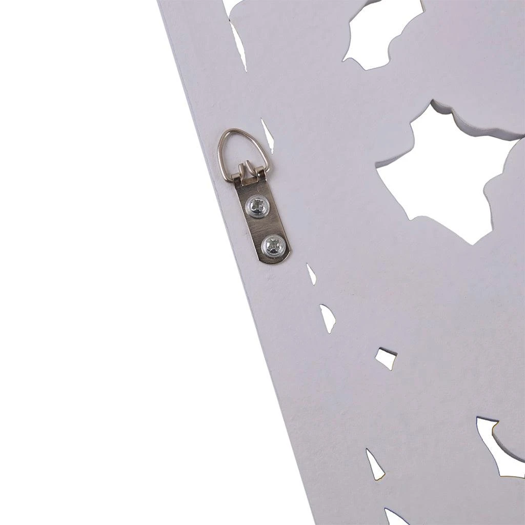 Streamdale Furniture Streamdale Botanical Panel Distressed Carved Wood 2-Piece Wall Decor Set 5