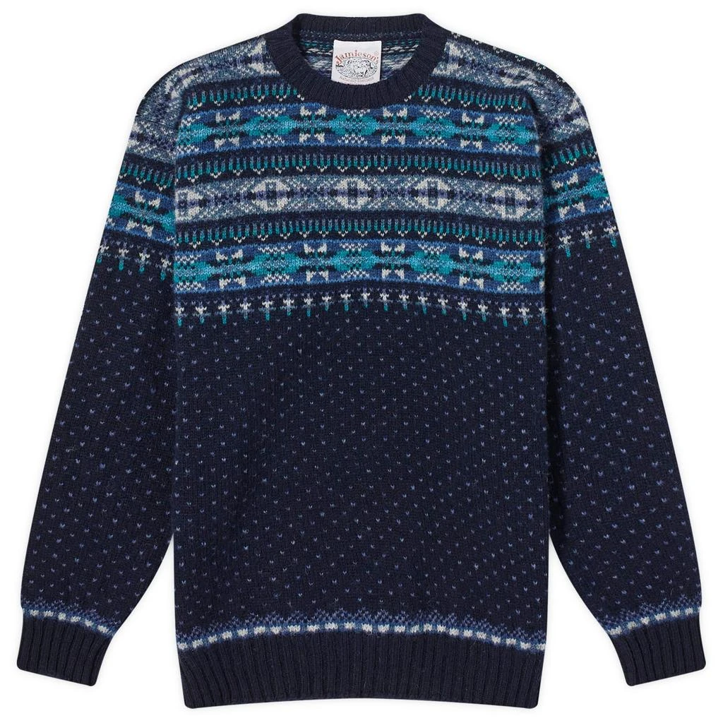 Jamiesons of Shetland Jamieson's of Shetland Nordic Fair Isle Crew Knit 1