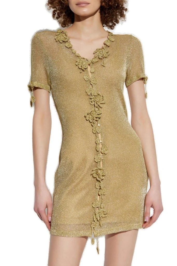Cult Gaia Cult Gaia Zenya V-Neck Mini Dress 2