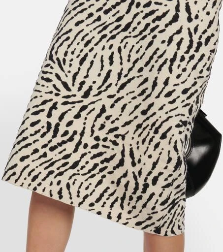 Proenza Schouler White Label printed silk-blend midi dress 5