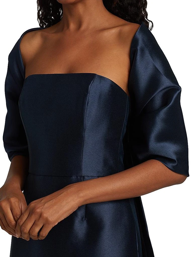 Amsale Mikado Shoulder Wrap 6